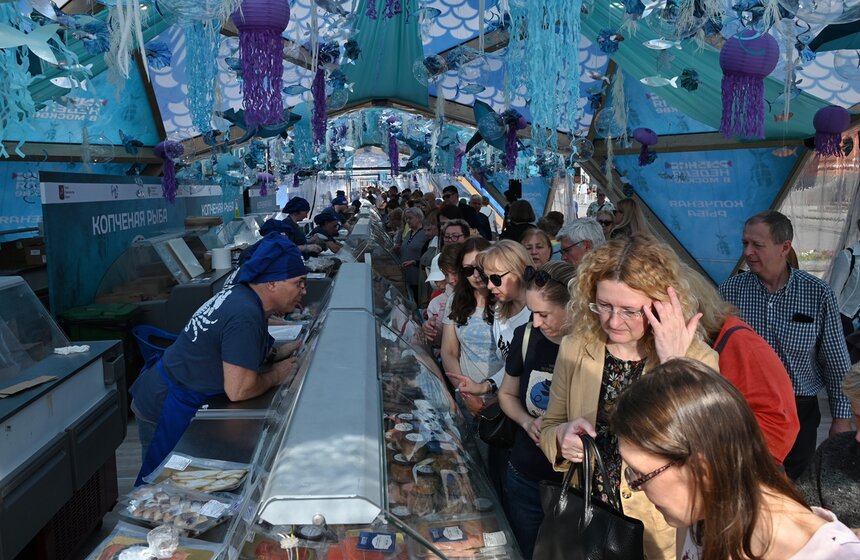 Гастрономический фестиваль "Рыбная неделя" проходит в Москве 21 фото