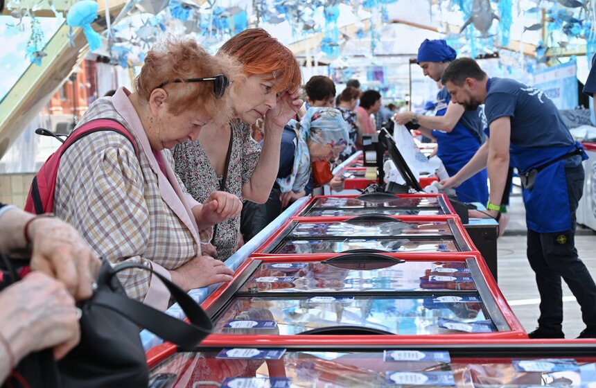 Гастрономический фестиваль "Рыбная неделя" проходит в Москве 18 фото