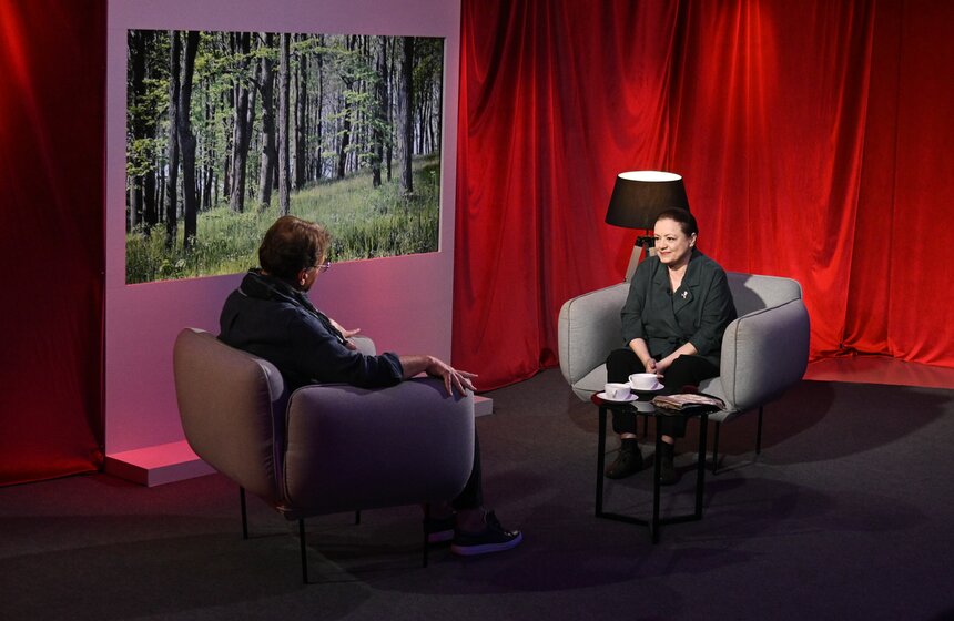 Елена Цыплакова дала интервью в рамках программы "Золотая рыбка" 1 фото