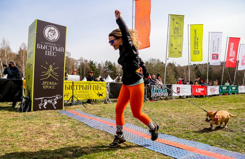 Кросс "Быстрый пес" прошел в Битцевском лесу 18 фото