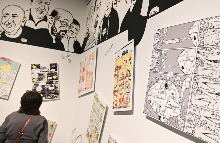 Выставка "Комикс миссия. Эволюция рисованных историй в России" стартовала в столице 19 фото