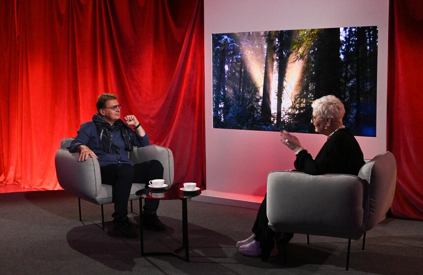 Татьяна Устинова дала интервью в рамках программы "Золотая рыбка" 6 фото