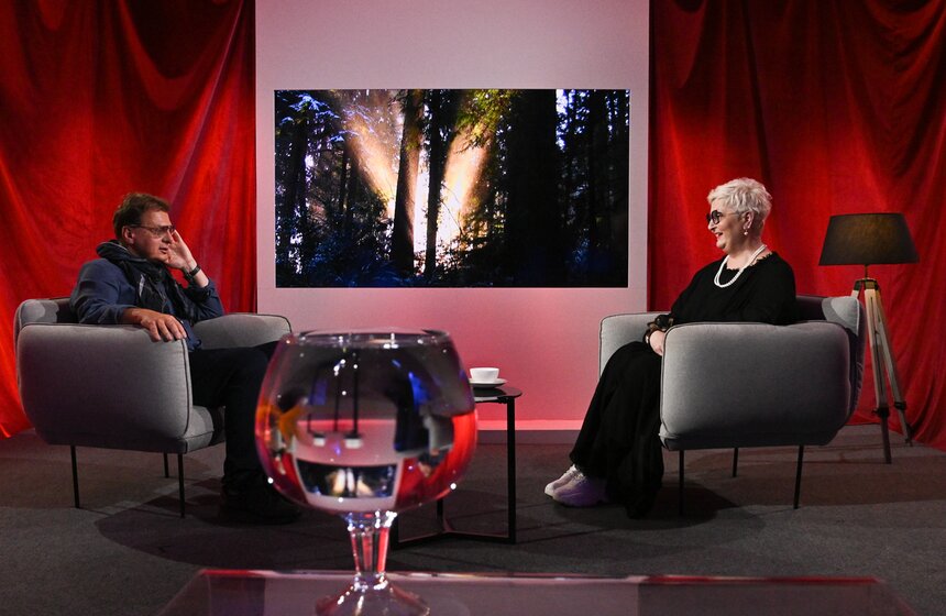 Татьяна Устинова дала интервью в рамках программы "Золотая рыбка" 14 фото