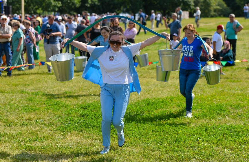 Общегородской праздник "Сабантуй-2023" прошел в Москве 15 фото
