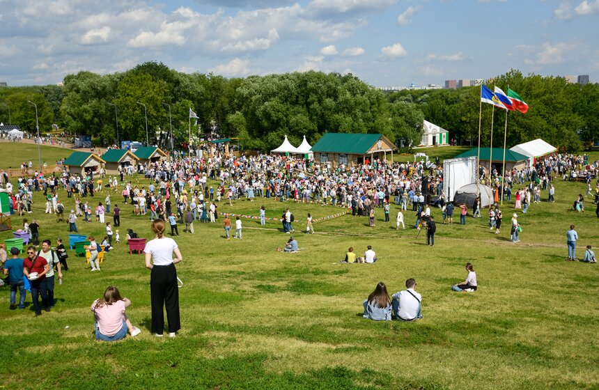 Общегородской праздник "Сабантуй-2023" прошел в Москве 1 фото