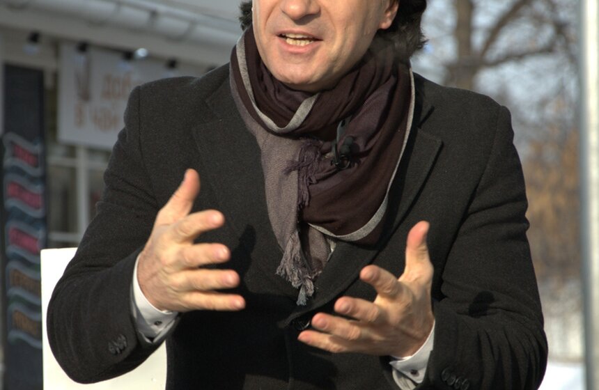 В парке Горького прошли съемки программы "Зима в парке" 5 фото