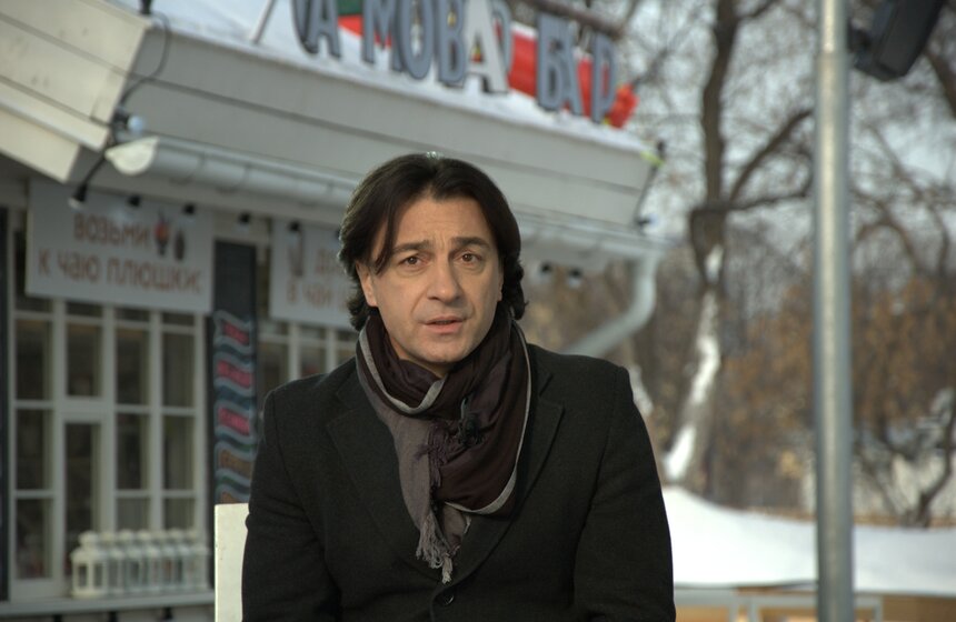 В парке Горького прошли съемки программы "Зима в парке" 4 фото