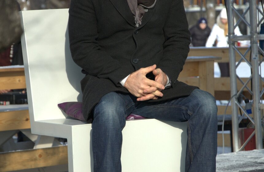 В парке Горького прошли съемки программы "Зима в парке" 2 фото