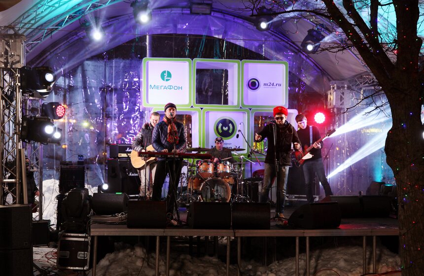 Группа "Ундервуд" побывала в гостях у программы "Живой звук" 1 фото