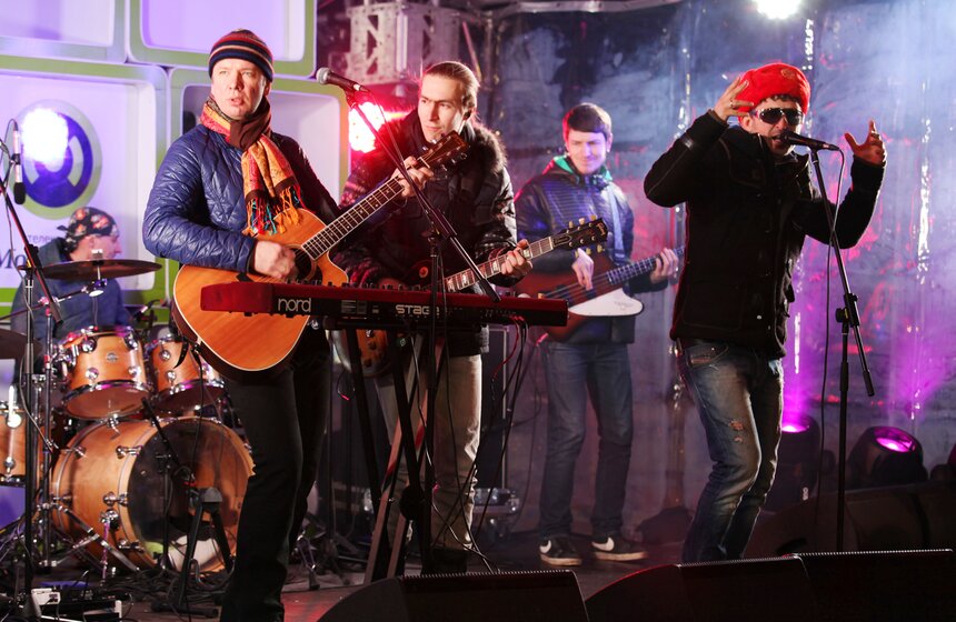 Группа "Ундервуд" побывала в гостях у программы "Живой звук" 4 фото