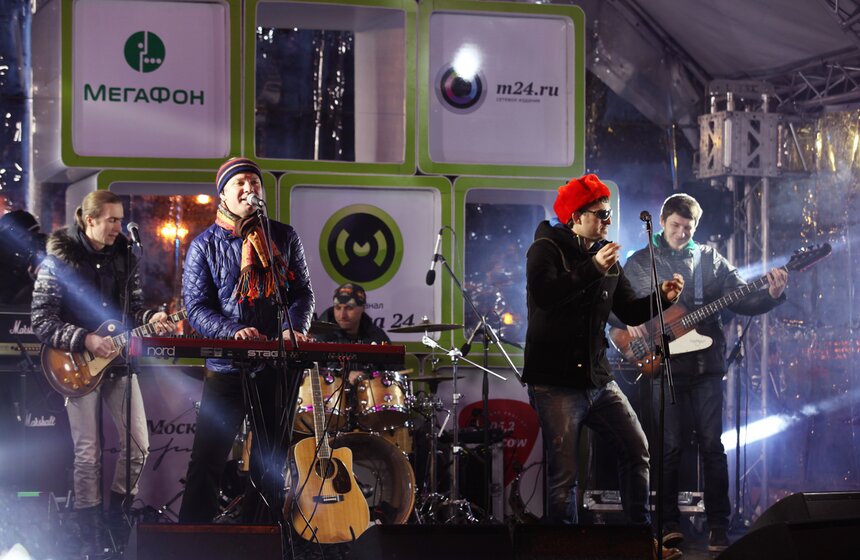 Группа "Ундервуд" побывала в гостях у программы "Живой звук" 10 фото