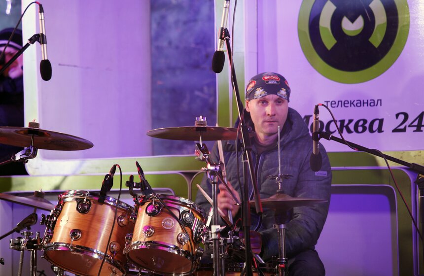 Группа "Ундервуд" побывала в гостях у программы "Живой звук" 13 фото