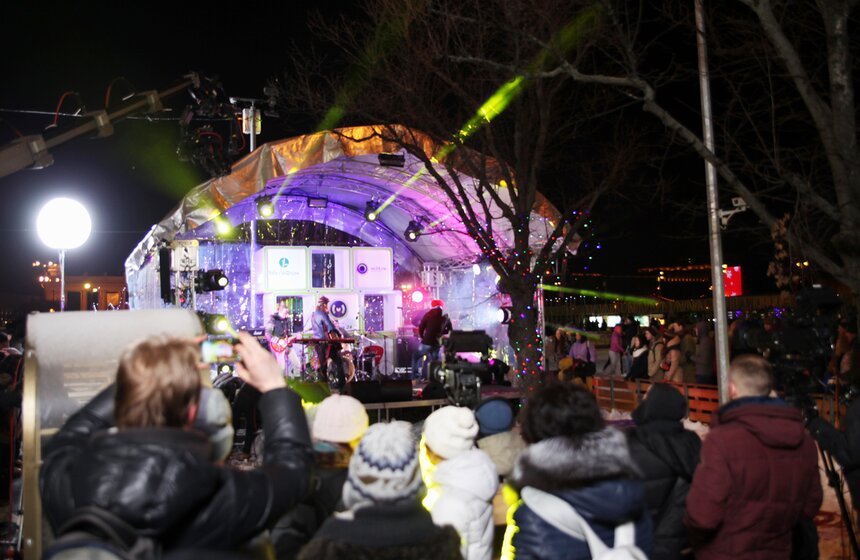 Группа "Ундервуд" побывала в гостях у программы "Живой звук" 15 фото