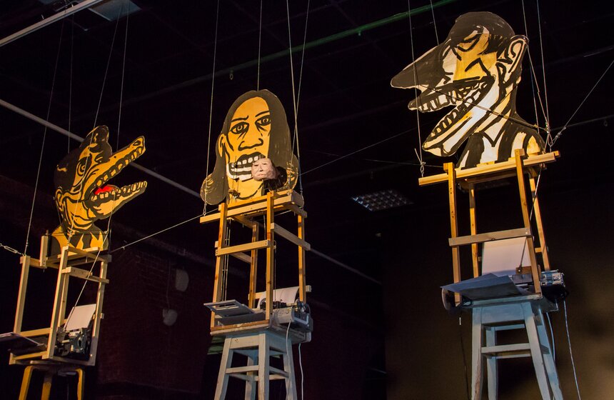 В Музее Москвы открылась выставка "Наверху" 9 фото