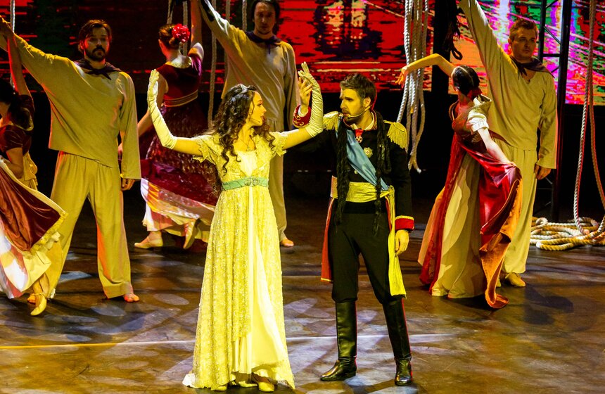 Первый показ рок-оперы "Юнона и Авось" Алексея Рыбникова прошел в театре "Градский Холл" 15 фото