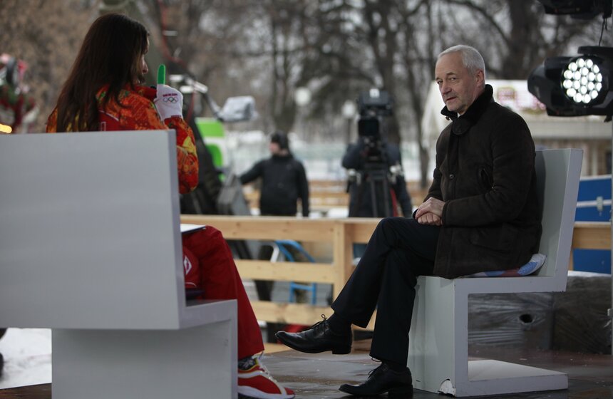 В студии "Зима в парке" прошли съемки новых интервью 9 фото