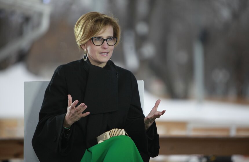 В студии "Зима в парке" прошли съемки новых интервью 3 фото