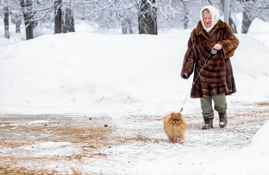 Морозный туман окутал Москву 8 марта 22 фото