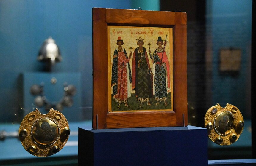 Выставка "Небесное воинство. Образ и почитание" открылась в Музеях Московского Кремля 3 фото