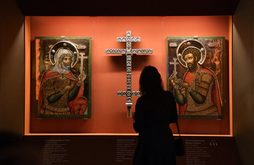 Выставка "Небесное воинство. Образ и почитание" открылась в Музеях Московского Кремля 14 фото