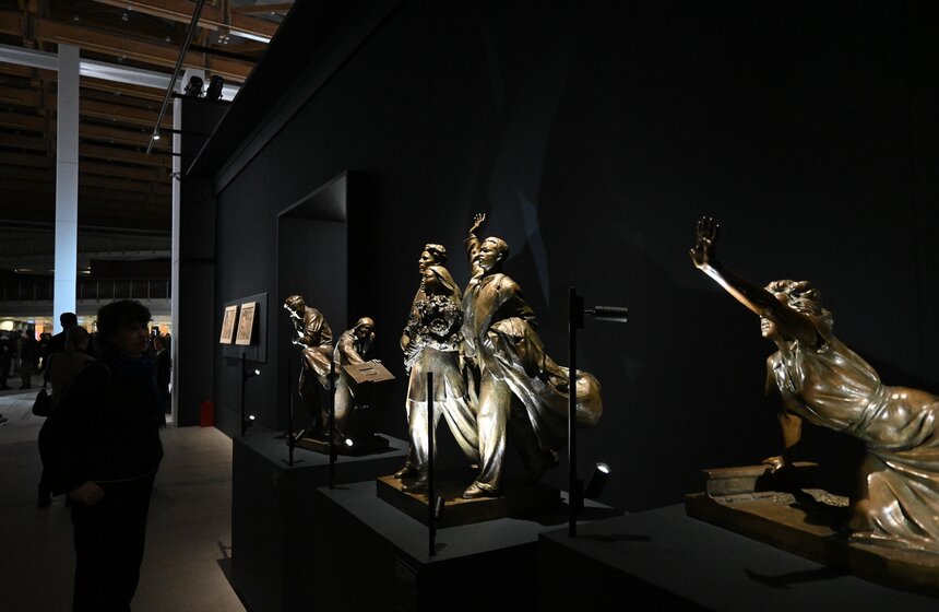 К 100-летию СССР в "Манеже" открыли выставку о советских домах культуры 28 фото