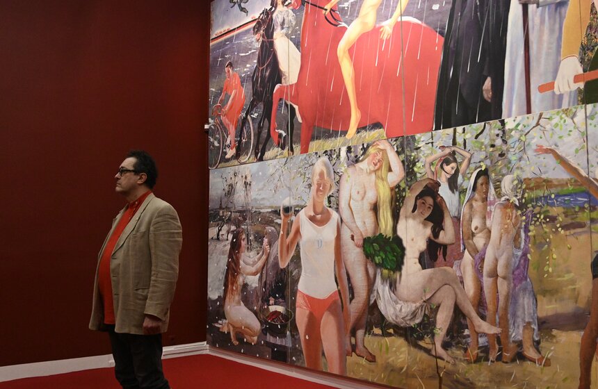 Выставка "Диалог во времени и пространстве" открылась в Москве 17 фото