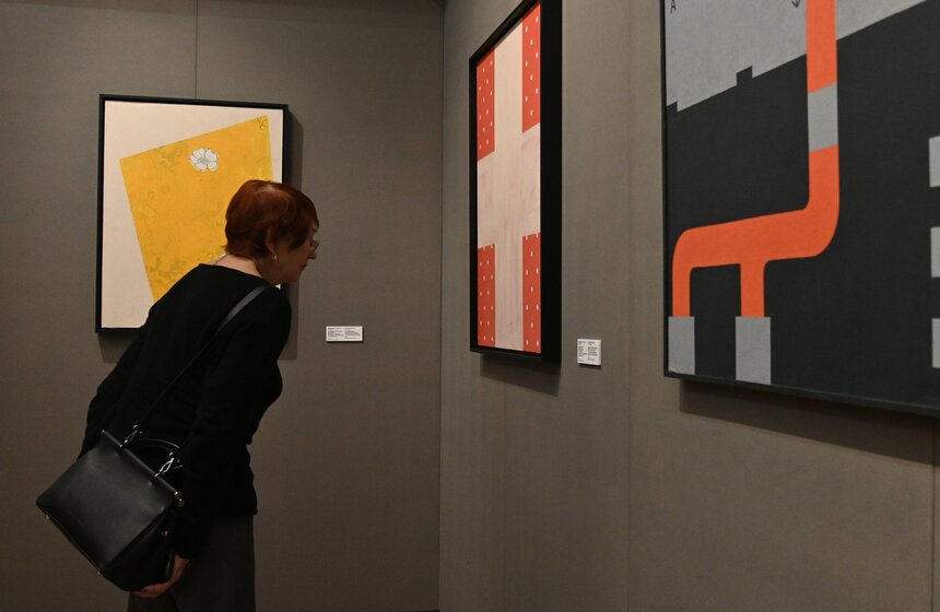 Выставка "Диалог во времени и пространстве" открылась в Москве 3 фото