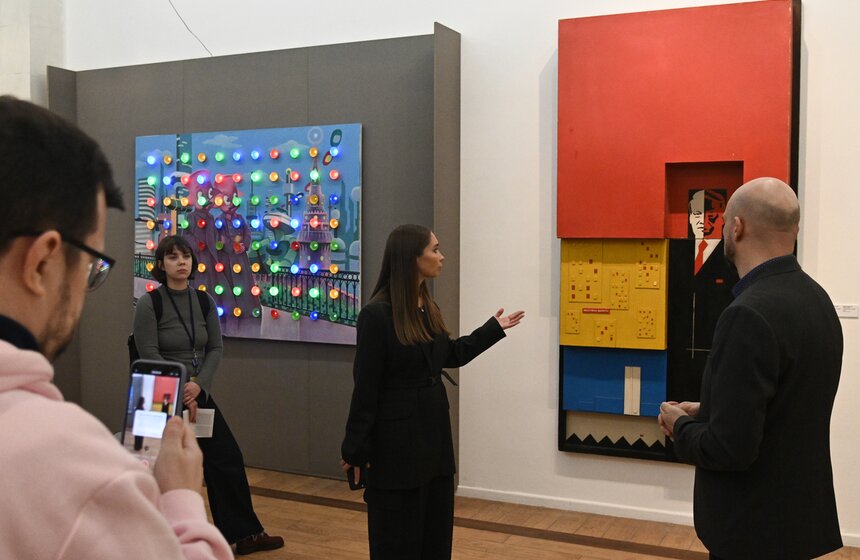 Выставка "Диалог во времени и пространстве" открылась в Москве 7 фото