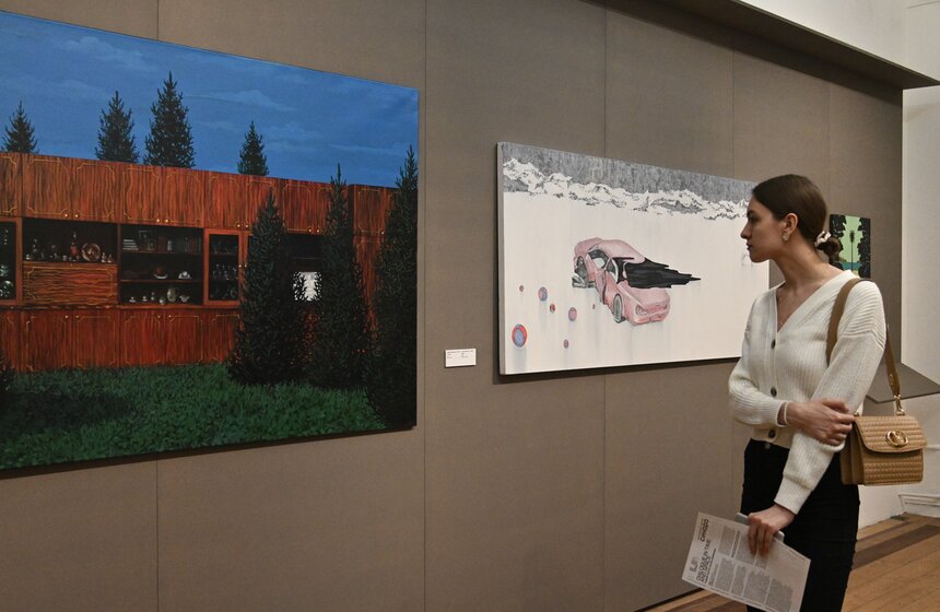 Выставка "Диалог во времени и пространстве" открылась в Москве 19 фото