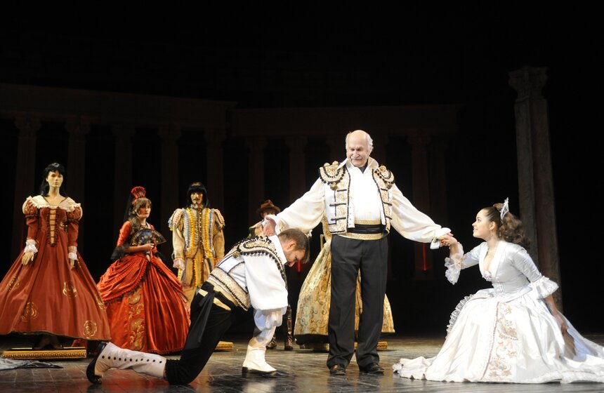 Предпремьерный показ спектакля «Танцы с учителем», 2010 год