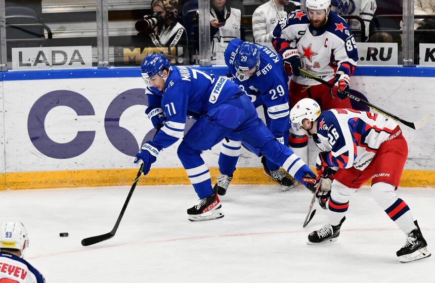 Московское "Динамо" одержало победу над ЦСКА в серии буллитов 25 фото
