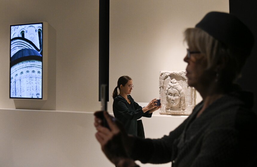 Выставка "Великое княжество. Сокровища Владимиро-Суздальской земли" открылась в Москве 7 фото