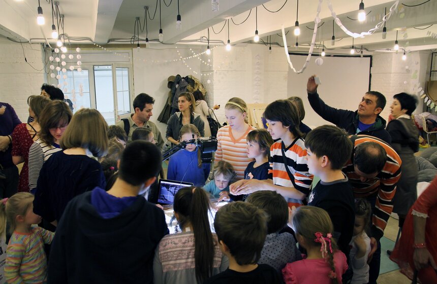 В музее Москвы прошел мастер-класс по песочной анимации 2 фото