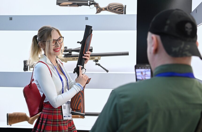 Международная выставка оружия и товаров для охоты прошла в Москве 4 фото