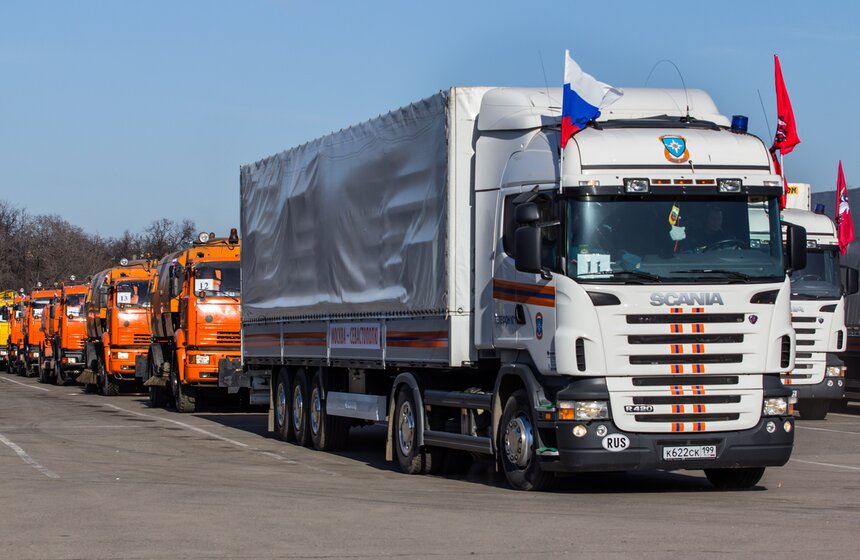 В Севастополь из Москвы выехала колонна с гуманитарной помощью 14 фото