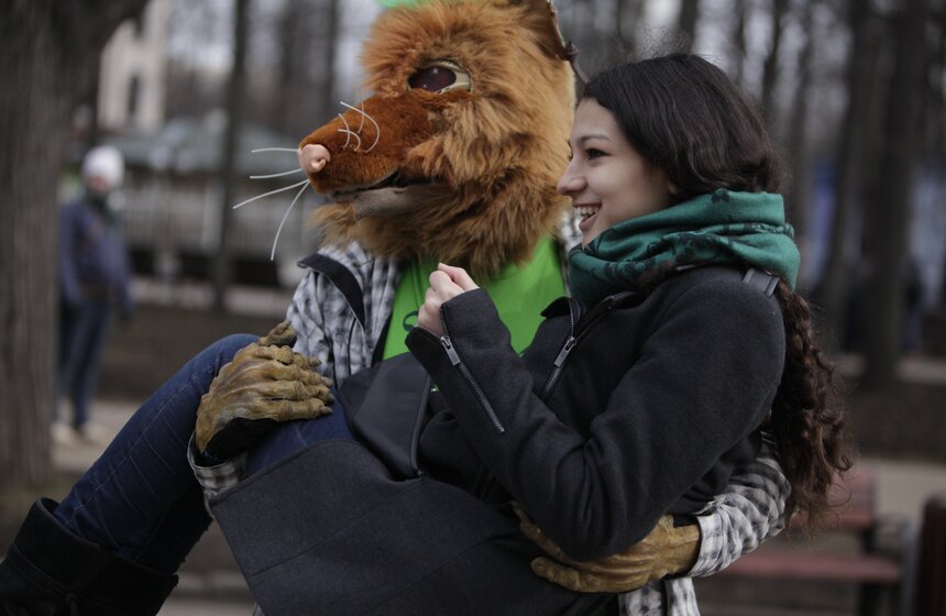 В Сокольниках прошел большой парад святого Патрика 20 фото