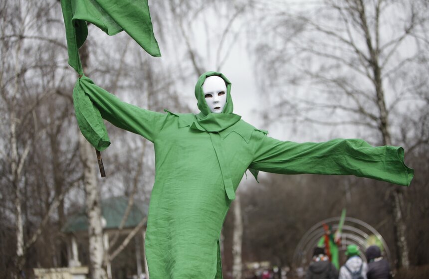 В Сокольниках прошел большой парад святого Патрика 18 фото