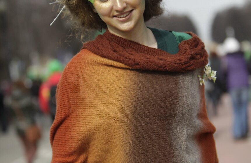 В Сокольниках прошел большой парад святого Патрика 19 фото