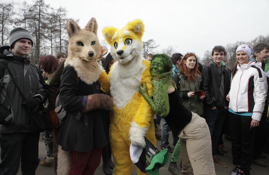 В Сокольниках прошел большой парад святого Патрика 10 фото