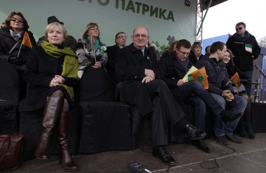 В Сокольниках прошел большой парад святого Патрика 5 фото