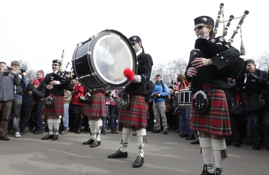 В Сокольниках прошел большой парад святого Патрика 6 фото