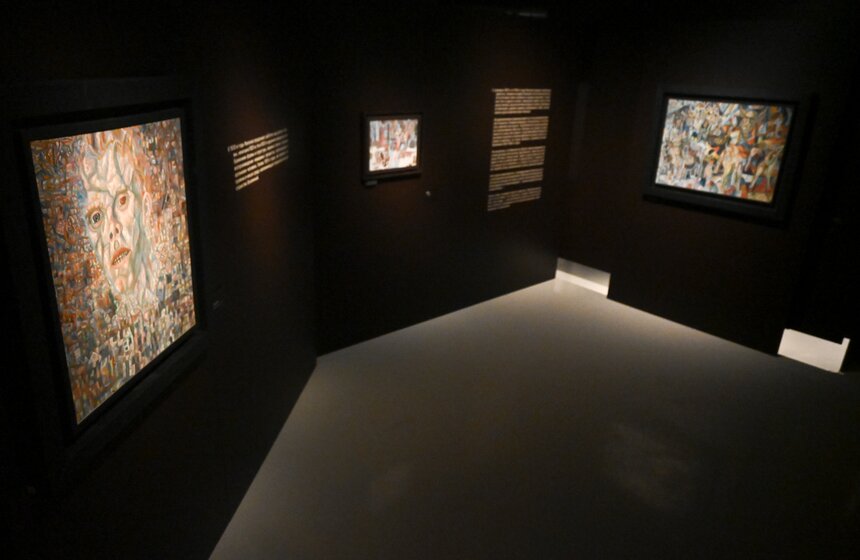 Выставка "Павел Филонов. Художник мирового расцвета" открылась в парке "Зарядье" 15 фото