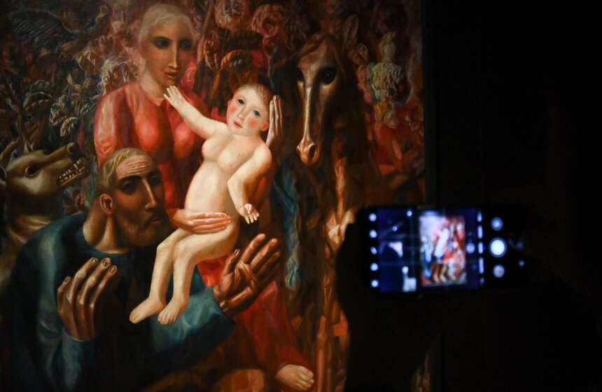 Выставка "Павел Филонов. Художник мирового расцвета" открылась в парке "Зарядье" 4 фото