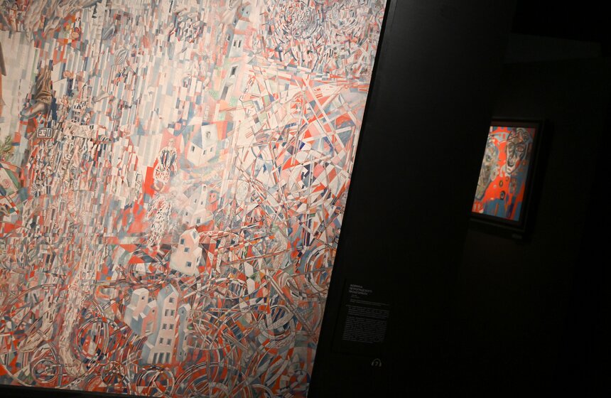 Выставка "Павел Филонов. Художник мирового расцвета" открылась в парке "Зарядье" 14 фото