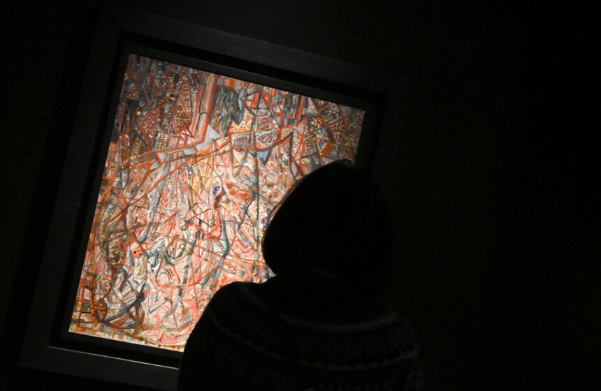 Выставка "Павел Филонов. Художник мирового расцвета" открылась в парке "Зарядье" 7 фото