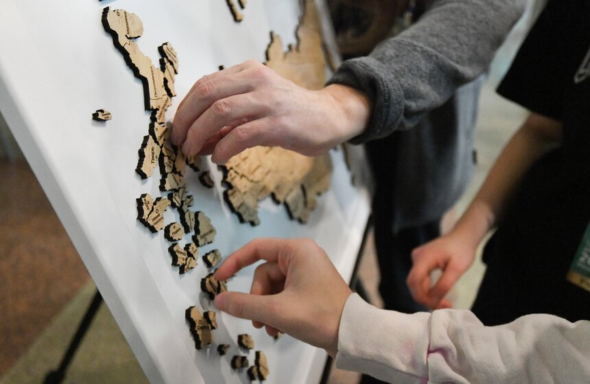 Девятый "Географический диктант" провели в столице 2 фото