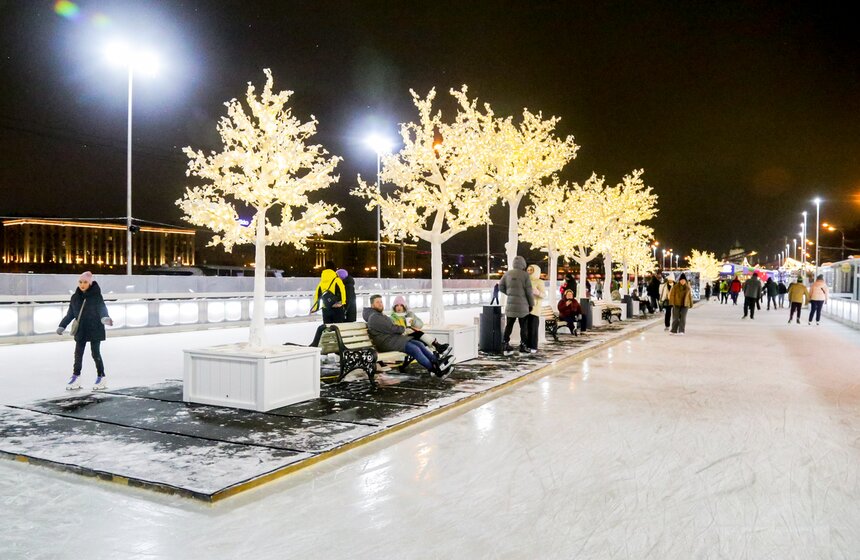 Каток в Парке Горького открылся 24 ноября в Москве 18 фото