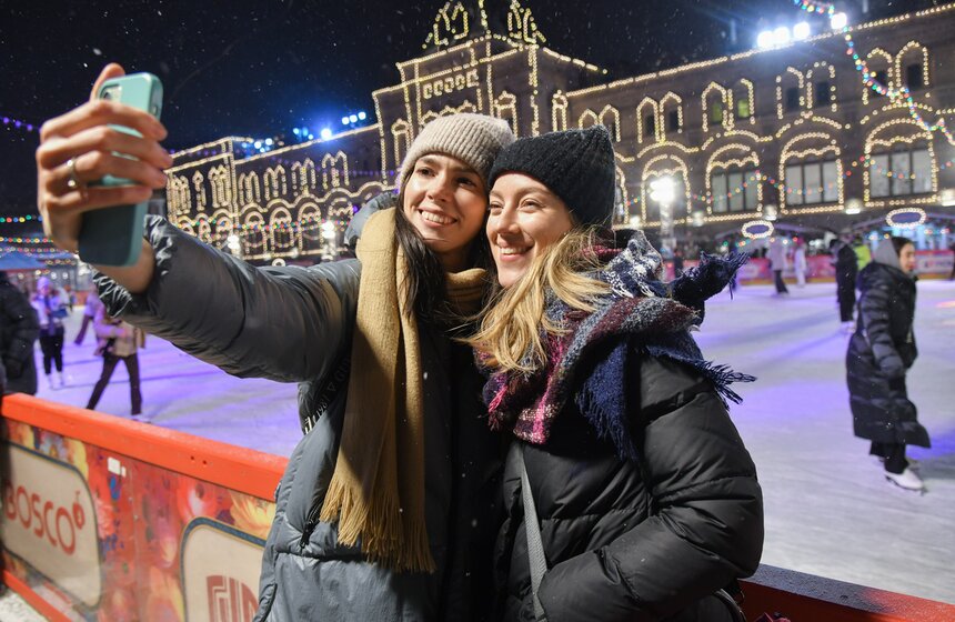ГУМ-Каток открыли на Красной площади в столице 21 фото