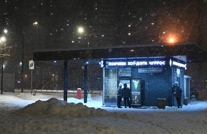 Сильнейший за 145 лет снегопад накрыл столицу 20 фото