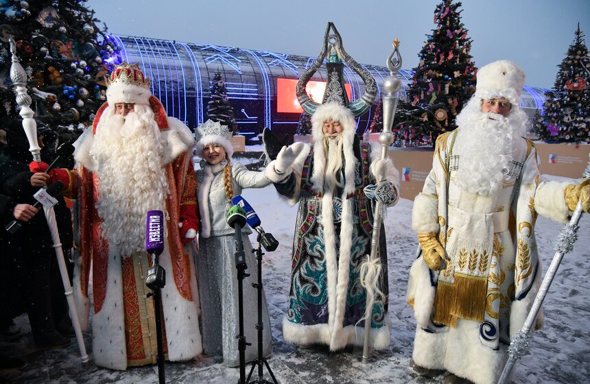 Елки 89 регионов России зажглись на ВДНХ 1 фото